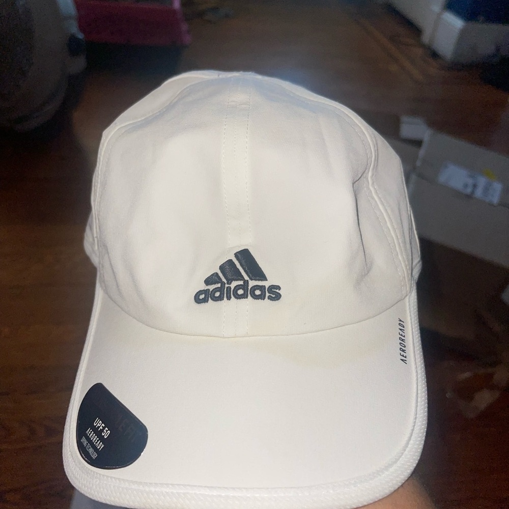 White Adidas Hat
